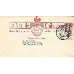 G)1940 MEXICO, CENSUS TAKING, LA VOZ DE CHICHUAHUA NEWSPAPER COVER, CIRC. CHIHUA