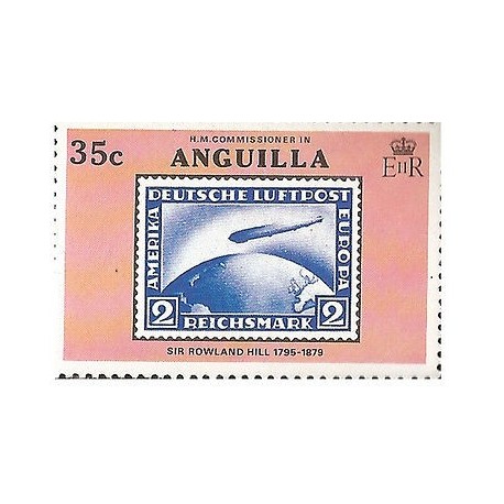 E) 1979 ANGUILLA, WORLD-ZEPPELIN, FIRST FLIGHT OF GRAF ZAPPELING 