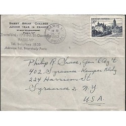 E)1952 FRANCE, VIEW OF MEDIEVAL CHATEAU BONTEMPS CIRCA 1951, ARBOIS, CLASSIC CIR