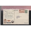 O) 1952 GIBRALTAR, POSTAL CARD, PHARMACY, BOAT, XF TO FRANCE