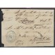 O) 1865 PUERTO RICO, FRONT LETTER, FROM LARES TO AGUADILLA, XF