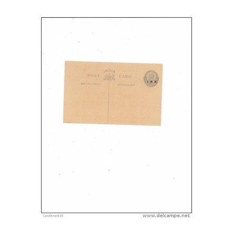 O) 1935 INDIA, POSTAL CARD, POSTAL UNUSED XF