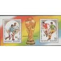 O) 1990 BULGARIA, ITALY SOCCER WORLD CUP 1990, FOOTBALL, TROPHY, SOUVENIR MNH