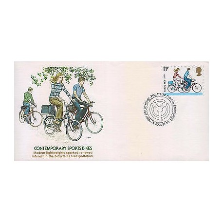 G)1978 GREAT BRITAIN, BICYCLES-PEOPLE CYCLING, CONTEMPORARY SPORTS BIKES, BICYCL