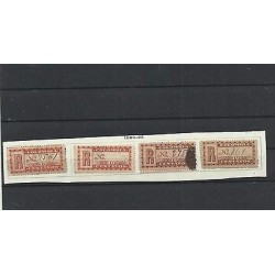 O) 1889 COLOMBIA, R7 10 C. RED, R7 10 C. DEEP BROWN ON ROSY BUFF, R7 10C. YELLOW