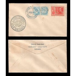 E)1942 CARIBBEAN, TB SEALS, AS PT4—PT7, STRIP OF 2, LUIS DE LAS CASAS AND LUIS 