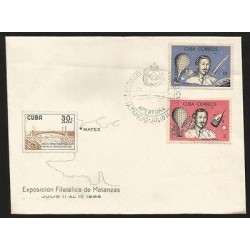 B)1965 CARIBBEAN, AERONAUT, MATIAS PEREZ,CARIBE AERONAUTICS PIONEER, PHILATELI