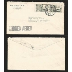 G)1945 MEXICO, HOTIZONTALL PAIR III BOOK FAIR, CIRCULAER MEXICO D.F. CANC., AIR