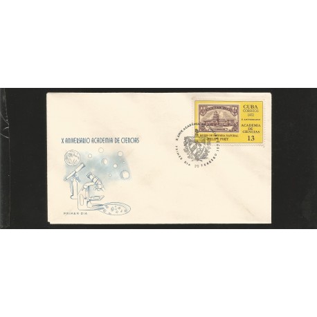 E)1972 CARIBBEAN, ACADEMY OF SCIENCES, 10TH ANNIV. 1676 A437, CAPITOL TYPE OF 1929, FDC