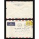 B)1963 SCOTLAND, QUEEN ELIZABETH, CHILDRENS, FREEDOM FOR HUNGER, AIRMAIL, CIRCULATED COVER FROM SCOTLAND TO USA, XF