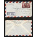 B)1951 SPAIN, ROYAL, QUEEN ISABELLA I, 50C BROWN, SC 781 A206, AIRMail, CIRCULATED COVER FROM SPAIN TO MEXICO, XF