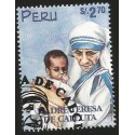 B)1998 PERU, RELIGION, CATHOLIC, MOTHER TERESA (1910-97), SC 1192 A531, SOUVENIR SHEET, MNH