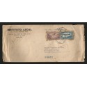 E)1933 CARIBBEAN, AIRPLANE, C12 AP4, AIR MAIL, CIRCULATED COVER, REGISTERED MAIL, TO MANZANILLO, INTERNAL USAGE, XF