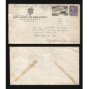 B)1951 UNITED STATES, NEW UNION SQUARE HOTEL, INTERSHIPS IN ACTION, THOMAS JEFFERSON, CIRCULATED COVER FROM USA TO MEXICO, XF