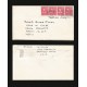 B)1964 UNITED STARES, JOHN ADAMS, STRIP OF 4, CIRCULATED COVER FROM BERKELEY TO MEXICO, XF