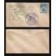 B)1949 CARIBE, FLAG, MAP, ISLAND, RECOGNITION OF CUBA'S SOVEREIGNTY, MAP OF ISLE OF PINES, SC 436 A153, FDC
