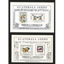 O) 1971 GUATEMALA, CARE IN GUATEMALA, HUMANITARIAN ORGANIZATION FIGHTING GLOBAL POVERTY, SOUVENIR MNH