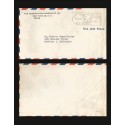 B)1960 USA, METROPOLITAN MUSEUM OF ART, BLACK SEAL CANC, CIRCULATED COVER FROM NUEVA YORK TO BERKELEY CALIFORNIA, AIRMAIL,XF