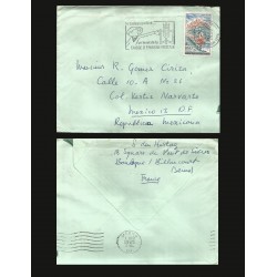 B)1965 FRANCE, SAINT FLOUR, PREFERRED GIFT A BROCHURE OF POSTAL SAVINGS, CIRCULATED COVER FROM FRANCE TO MEXICO, XF