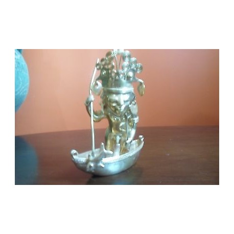 O) COLOMBIA, FISHERMAN, TUMBAGA DETAILS ABOUT COPPER AND GOLD ALLOY, COLUMBIAN F
