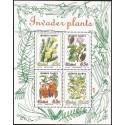 B)1993 CISKEI, FLOWERS, PLANTS, INVADER PLANTS, BLOCK OF 4, MNH 