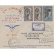 B)1946 BELGIUM, LANDSCAPE, AIRPLANE, LANDSCAPE WITH AIRCRAFT, AVION D.C 4, SABENA, MULTIPLE