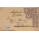 B)1898 NETHERLAND, 1/2 CENT, VIOLET, SC 55 A10, CIRCULATED COVER FROM NETHERLAND TO CUBA, MULTIPLE, XF