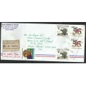 O) 2004 EL SALVADOR, LIONS CLUB-ANNIVERSARY, MILITARY HOSPITAL -RED CROSS, CERTIFIED MAIL, XF