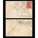 B)1947 CARIBE, COW AND MILKMAID, NATIONAL EXHIBITION OF LIVESTOCK, CIRCULATD COVER FROM TO MATANZAS, XF