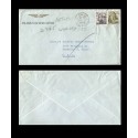 B)1963 ITALY, PAINTING, FAITH, EZEQUIEL, WOMEN, PAIR OF 2, AIRMAIL, CIRCULATED COVER FROM ITALY TO USA - BERKELEY, XF
