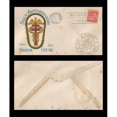 B)1950 CARIBE, HOSPITAL, CHILDREN, TUBERCULOSIS FUND FOR CHILDREN’S HOSPITALS, FDC