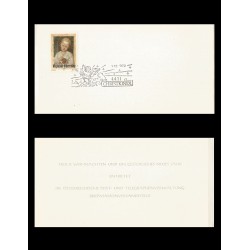 B)1971 AUSTRIA, PAINT, INFANT JESUS AS SAVIOR, BY DURER, CHRISTMAS, SC 914 A357, CIRCULATED COVER FROM AUSTRIA, XF