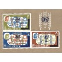 B)1966 JORDAN, UNICEF, ANTI-TUBERCULOSIS CAMPAIGN, ONU, UNISSUED FREEDOM FROM HUNGER STAMPS OVERPRINTD, MNH
