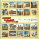 RO) 2016 COLOMBIA, ARCHITECTURE,FOLKLORE, HERITAGES,TOWNS, LANDSCAPES, PEOPLES HERITAGE OF COLOMBIA-HISTORY, BLOCK MNH