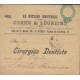 B)1925 BRAZIL, DENTIST, DENTAL SURGEON, SINGLE RATE TO GERMANY, CIRCULATED COVER FROM BRAZIL, XF