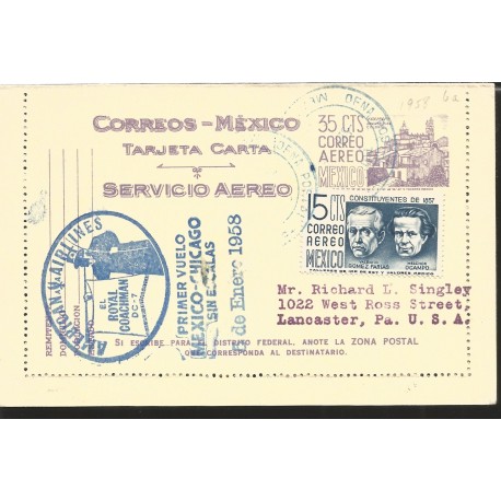 J) 1958 MEXICO, COLONIAL ARCHITECTURE OF GUERRERO, CONSTITUENTS OF 1857, VALENTIN GOMEZ FARIAS AND MELCHOR OCAMPO