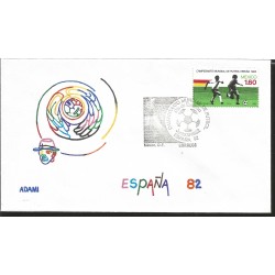 J) 1982 MEXICO, FOOTBALL PLAYER, WORLD CHAMPIONSHIP OF FOOTBALL SPAIN, SET OF 3 FDC 