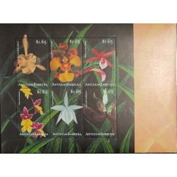 L) 2002 ANTIGUA & BARBUDA, BROMELIA, FLOWERS, NATURE, PLANTS, MNH