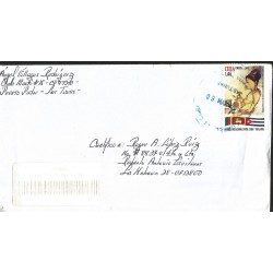 J) 2015 CARIBE, 50TH ANNIVERSARY OF THE RELATIONS BETWEEN THE CARIBBEAN AND SRI LANKA, REGISTERED, AIRMAIL