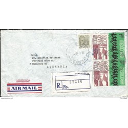 J) 1971 MEXICO, HIDALGO ARQUEOLOGY, CU, MODERN ARCHITECTURE, RUNNERS, MULTIPLE STAMPS, REGISTERED