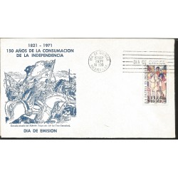 RJ) 1971 MEXICO, 150 YEARS OF THE CONSUMPTION OF INDEPENDENCE, TRIUMPHAL ENTRY OF THE TRIGGER ARMY