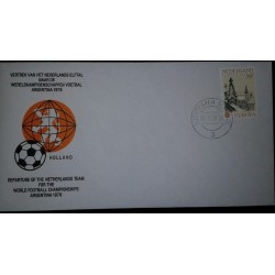 L) 1978 NEDERLAND, ARCHITECTURE, 55C, EUROPA, WORLD FOOTBALL CHAMPIONSHIPS ARGENTINA, FDC