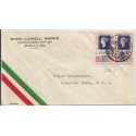 J) 1940 MEXICO, CENTENARY OF THE FIRST POSTAL STAMP OF THE WORLD, ENGLAND, PENNY BLACK, PAIR, COMMECIAL LETTER
