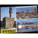 L) 1990 ITALY, SOCCER WORLD CUP, STADIUM, ARCHITECTURE, FLORENCE, CHURCH, BRIDGE, CITY, AIRMAIL