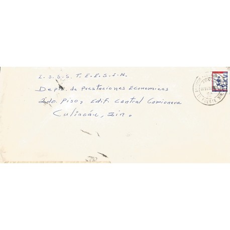 J) 1960 COLOMBIA, COMMERCIAL LETTER, ACAP, FLOWER, ESPELETIA GRANDIFLORA, CIRCULATED COVER, FROM COLOMBIA 
