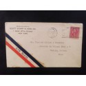 L) 1929 UNITED STATES, WASHINGTON, 2C, RED, AIRMAIL, NEW YORK, CIRCULATED COVER FROM UNITED STATES TO CARIBBEAN