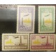 O) 1953 PERSIA-MIDDLE EAST, DISCOVERY OF OIL AT QUM-GOLDEN DOME MOSQUE AND OIL WELL-SCT C79 TO C82 MINT-ARCHITECTURE