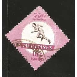 O) 1960 PHILIPPINES. OLYMPIC GAMES-ROME, RUNNER SCT 822 10c, USED