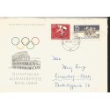O) 1960 GERMAN DEMOCRATIC REPUBLIC-GERMANY, BICYCLIST-WORLD CHAMPIONSHIPS, OLYMPIC SUMMER GAMES ROME 1960, FDC USED XF