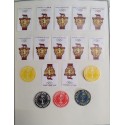 O)1960 OLYMPIC GAMES ROME - ROMULUS AND REMUS, WOLF EMBLEM STICKERS-ADHESIVES, XF